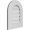 Ekena Millwork Round Top Surface Mount PVC Gable Vent: Functional, w/ 3-1/2"W x 1"P Standard Frame, 16"W x 20"H GVPRT16X2001SF - alternate 5